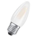 Osram Classic LED E27 Kaars Filament Mat 4.8W 470lm - 827 Zeer Warm Wit | Dimbaar - Vervangt 40W
