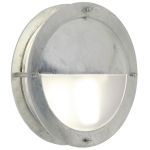 Nordlux Malte Wandlamp Verzinkt Staal Grijs Kustgebied | 240mm - IP54 - Geschikt voor E27