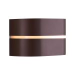 Nordlux Sibelis Wandlamp Aluminium Bruin | IP44 - Geschikt voor E27