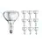 Voordeelpak 10x Philips BR125 IR 250W E27 230-250V Helder