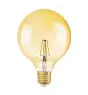 Osram Vintage 1906 LED E27 Globe Filament Goud 125mm 6.5W 650lm - 824 Zeer Warm Wit | Dimbaar - Vervangt 50W