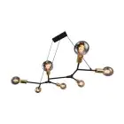 Nordlux Hanglamp Josefine Metaal Zwart | IP20 - Geschikt voor 7x E27