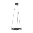Eglo Hanglamp Mezzomonte Aluminium Staal Zwart 20W 1600lm - 827-865 Afstembaar Wit | IP20 - Dimbaar 